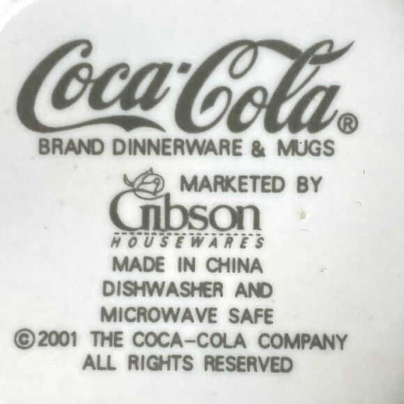 Coca Cola Coffee Mugs 2001 - Set of Two - Picture 5 of 5